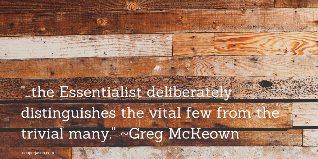 essentialism the disciplined pursuit of less